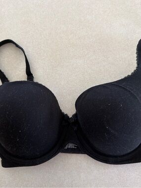 Victoria's Secret Black Padded T-Shirt Bra